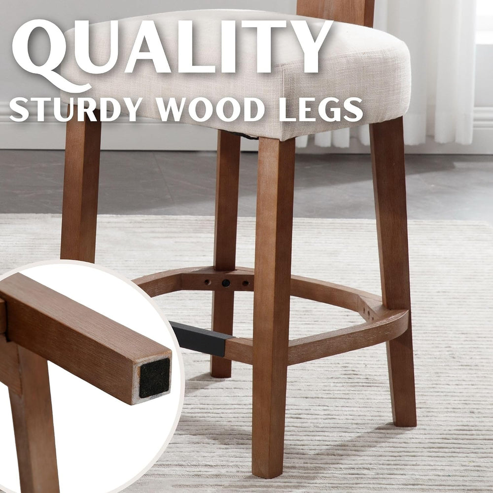 RIVOVA 26” Counter Stool Counter Height Bar Stools Modern Kitchen Bar Stools ...
