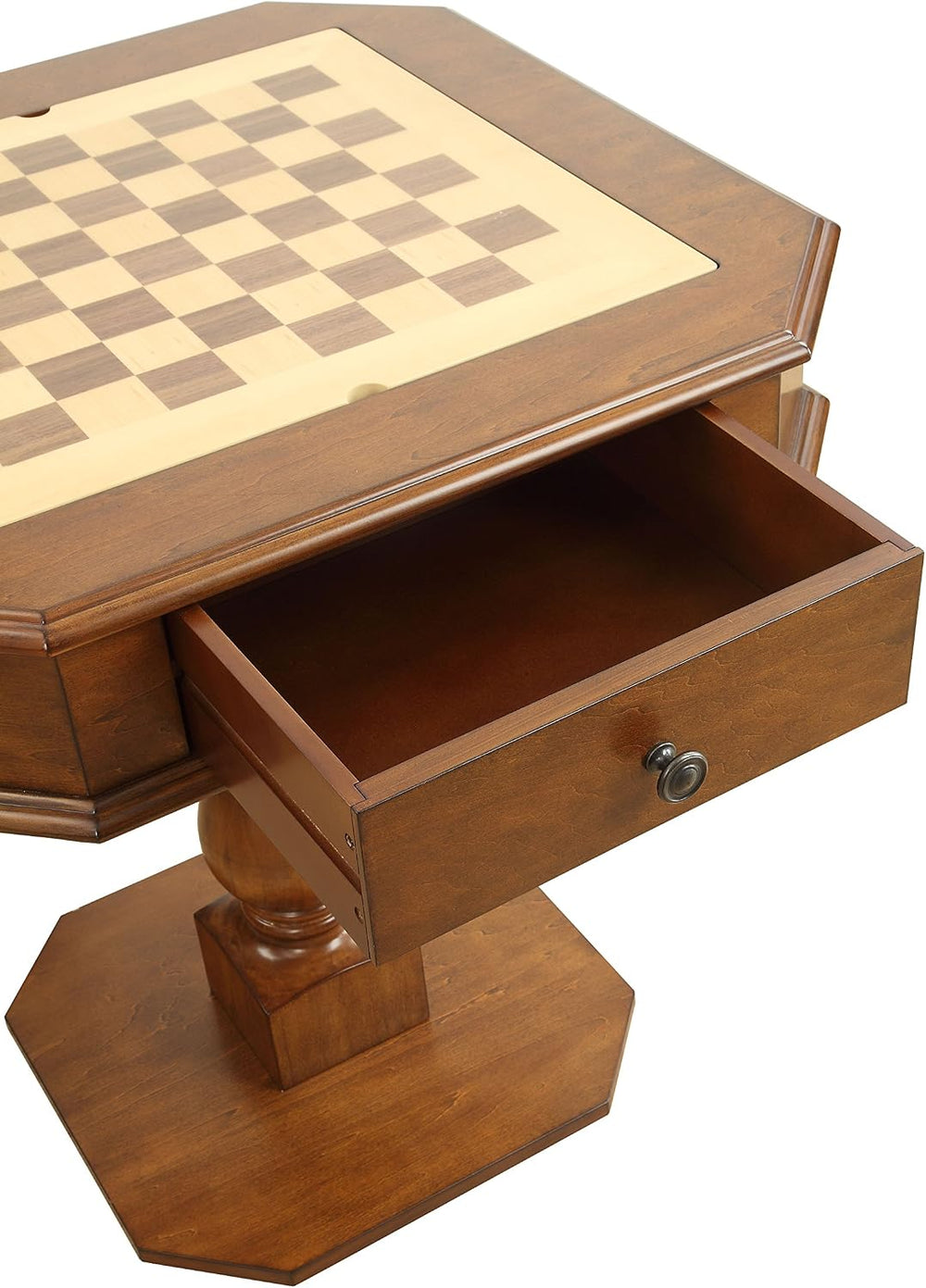 Reversible Chess Checker Game Table w/Game Tray (Chess Fingures Not Included)...