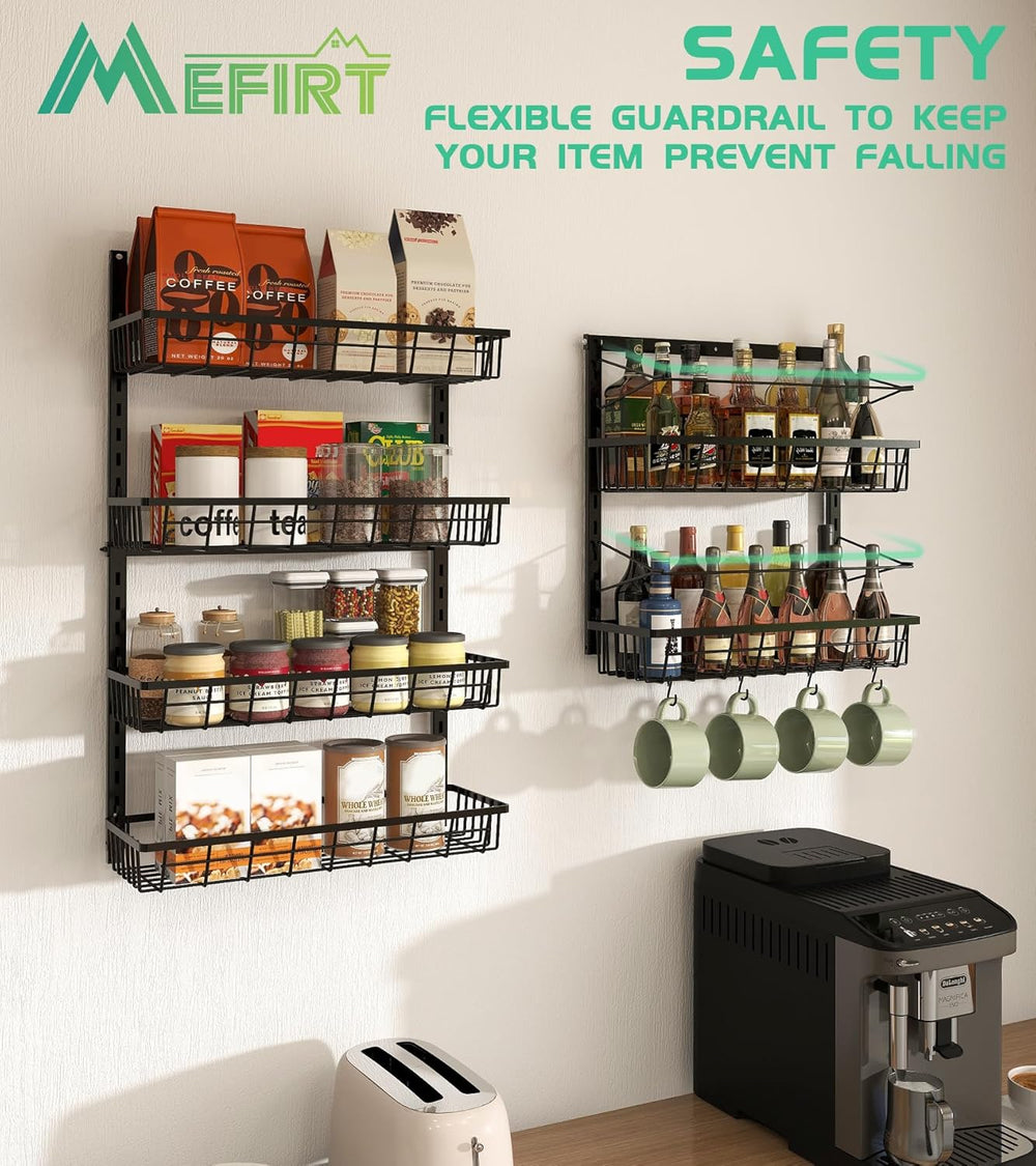 Mefirt Over The Door Pantry Organizer, Pantry Storage and Organization