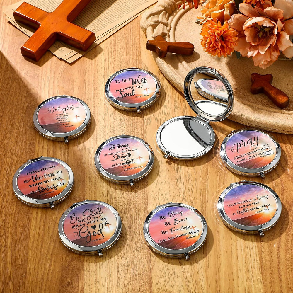 RattanView 18 Pcs Christian Gifts Mirror for Women Bulk
