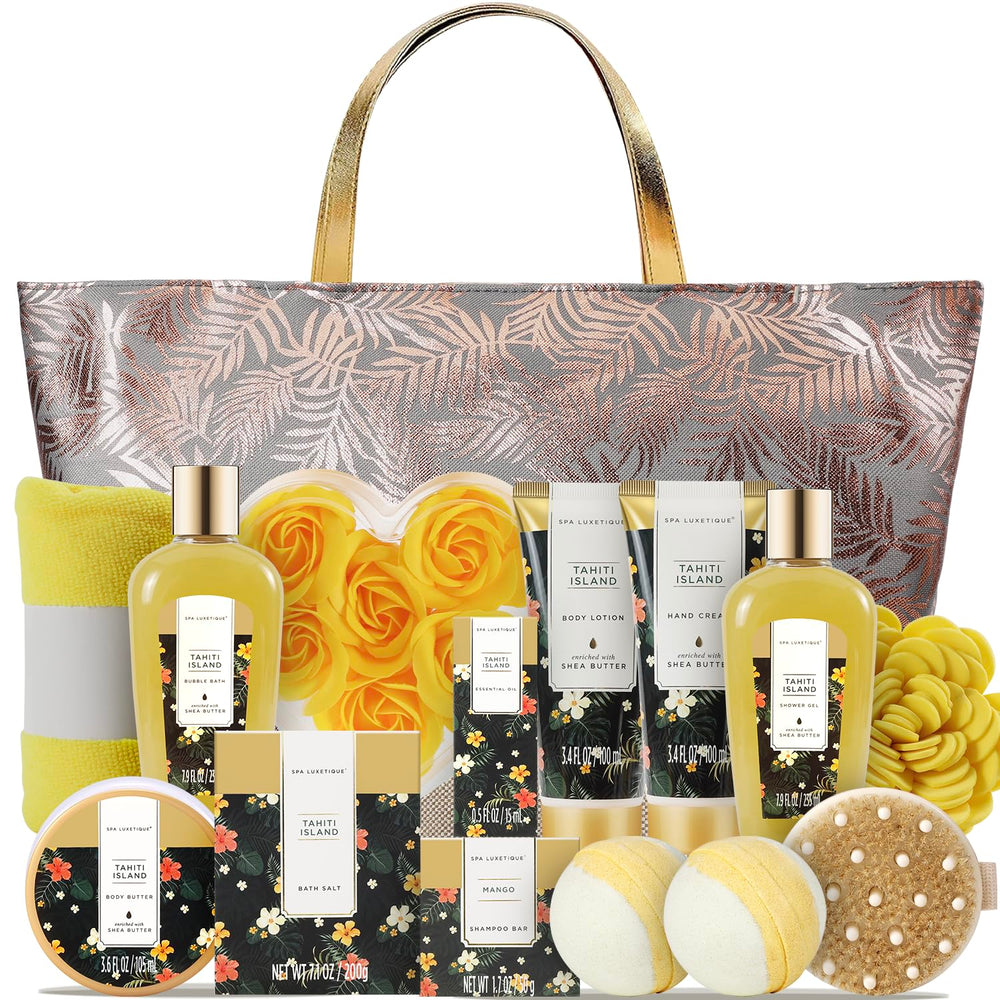 Spa Luxetique Tahiti Island Gift Baskets for Women Birthday Day GiftsGifts fo...
