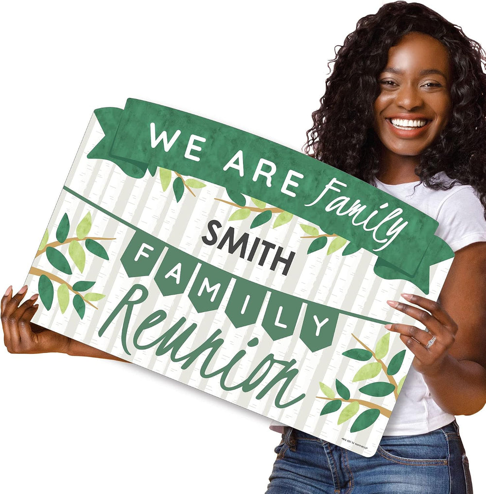 Big Dot of Happiness Personalized Family Tree Reunion - Family Gathering Part...