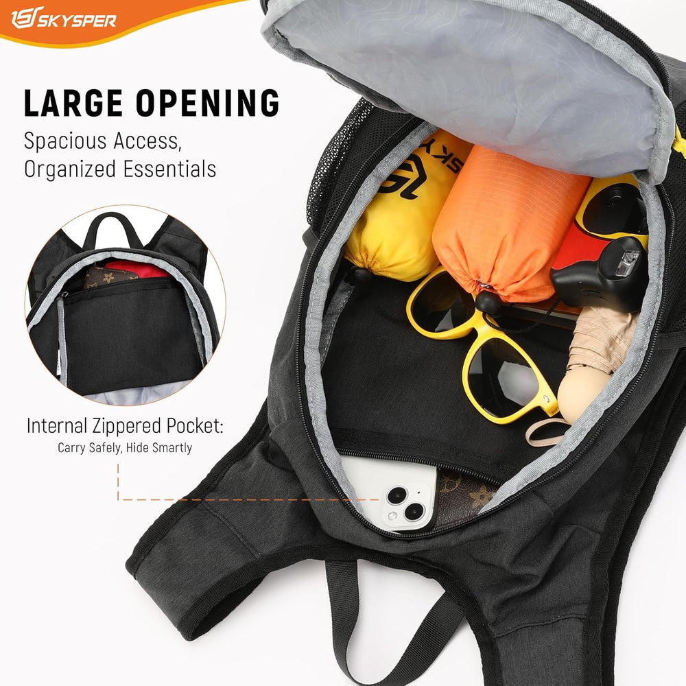 SKYSPER 15L/20L Foldable Hiking Backpack Lightweight Packable Travel Daypack ...