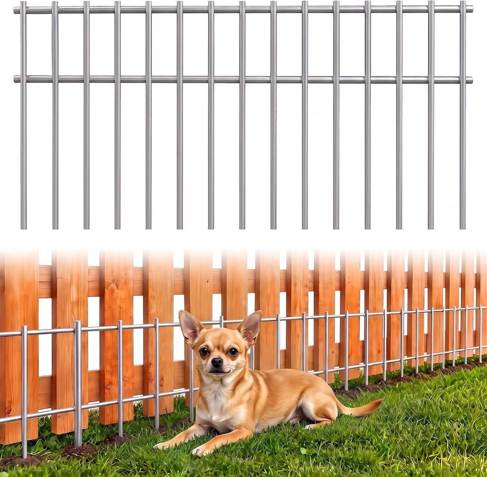 Dig Defence Original Animal Barrier Garden Fence - Small/Medium, 12 Pack