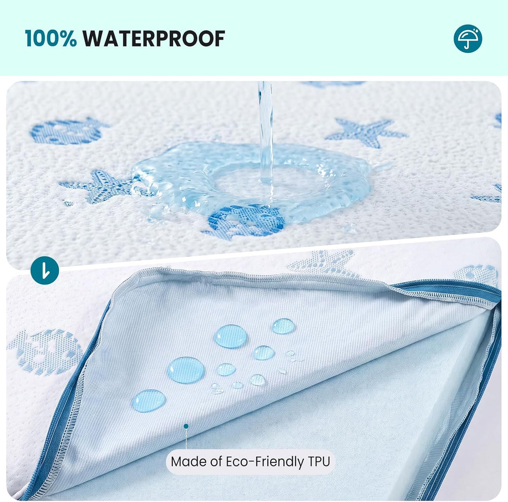 JOYMISS Bassinet Mattress Pad for 24x20.8: 2" Thick Dual Sided Gel Memor...