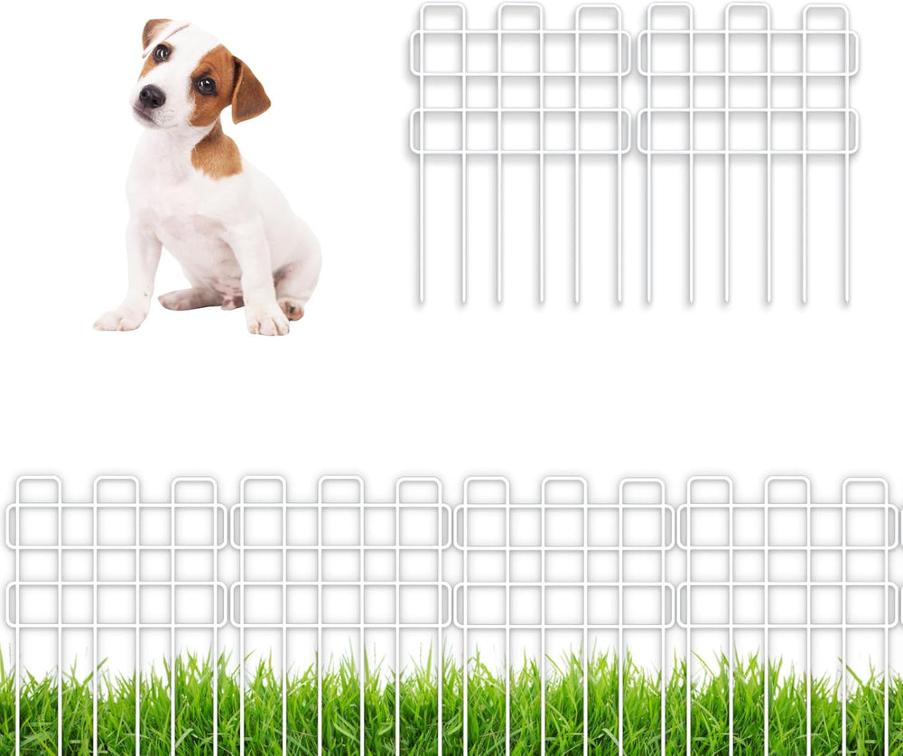ShopLaLa Garden Fence Border (20 Panels) 12inx16.5in Animal Barrier Fences
