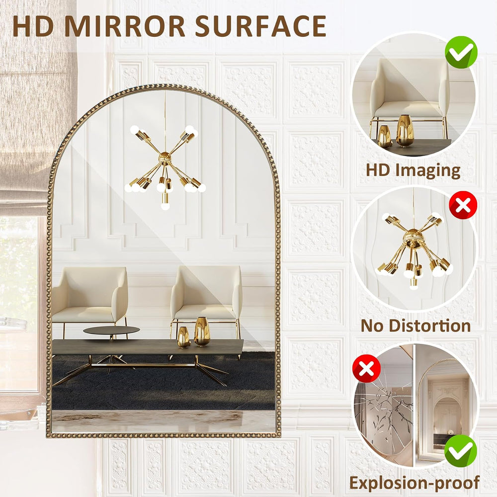 Antique Gold 24"x36" Wall Mirror