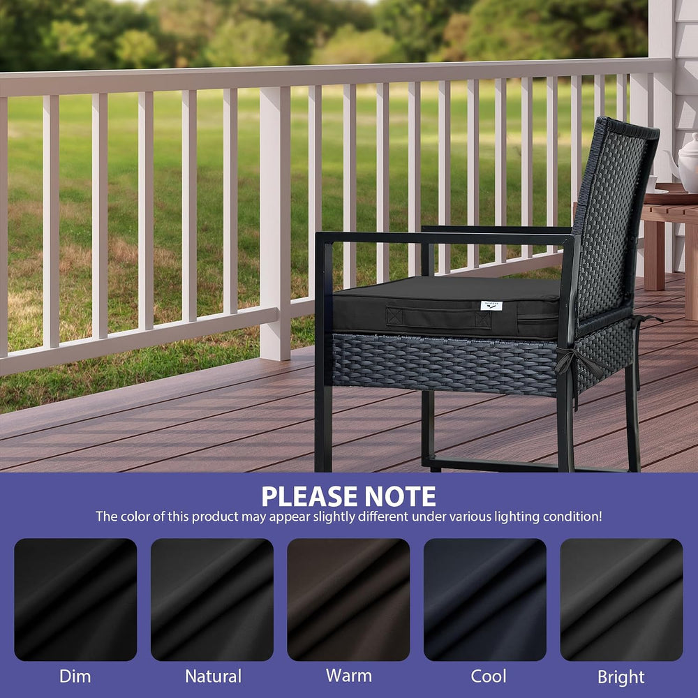 IPYNBAP Outdoor Chair Cushions Set of 4 -Waterproof Outdoor Seat Cushions for...