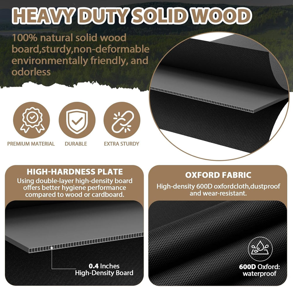 Heavy Duty Bunkie Board Twin Size 38" x75'',10MM Bed Support Board