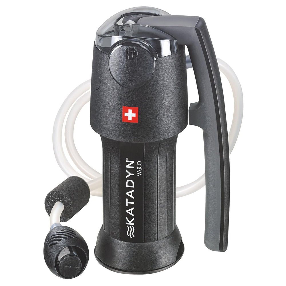 Katadyn Vario Dual Mode Hand Pump Continuous Water Filter for Backcountry
