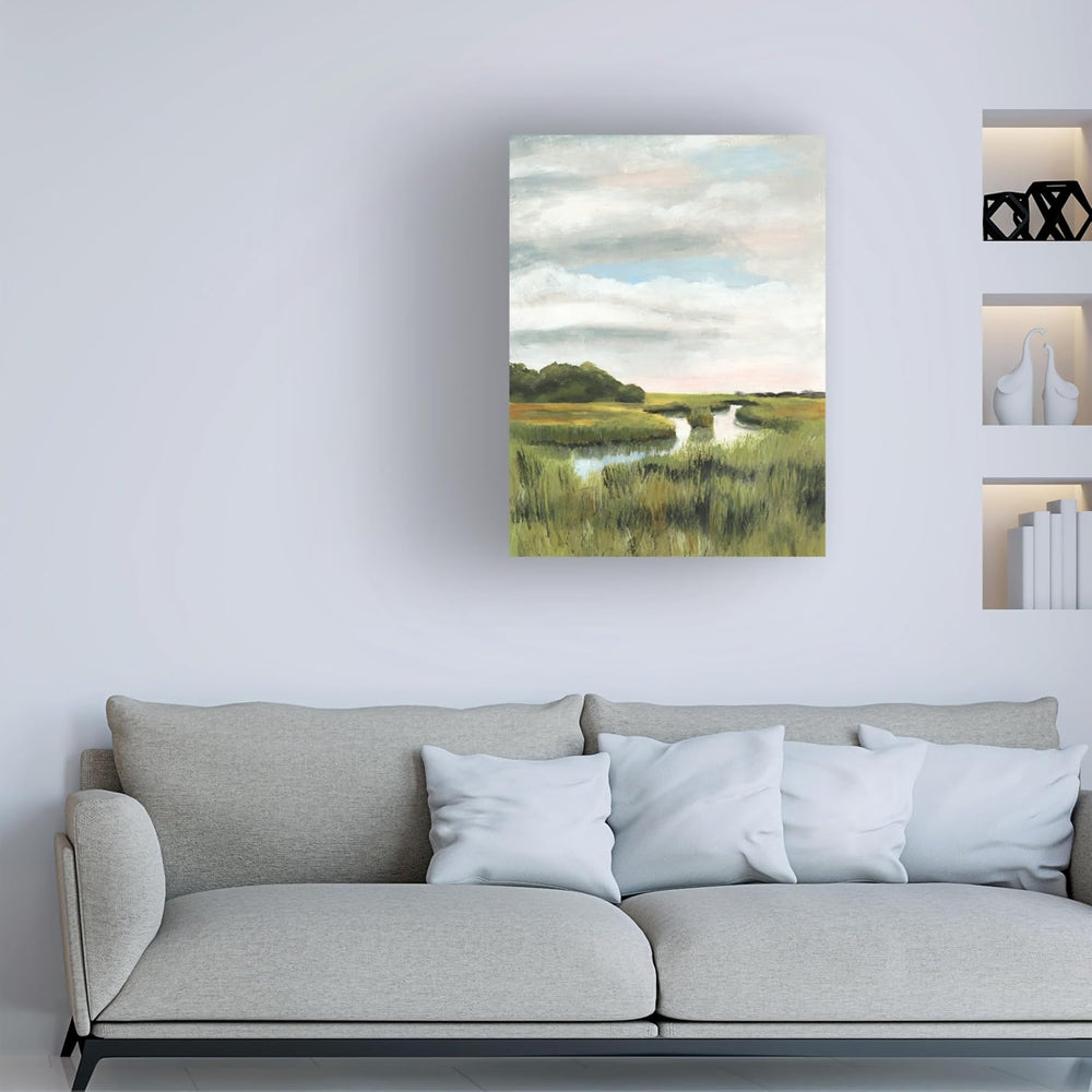 Wrapped Canvas Wall Art - Naomi McCavitt 'Marsh Landscapes I' Wall Ar...