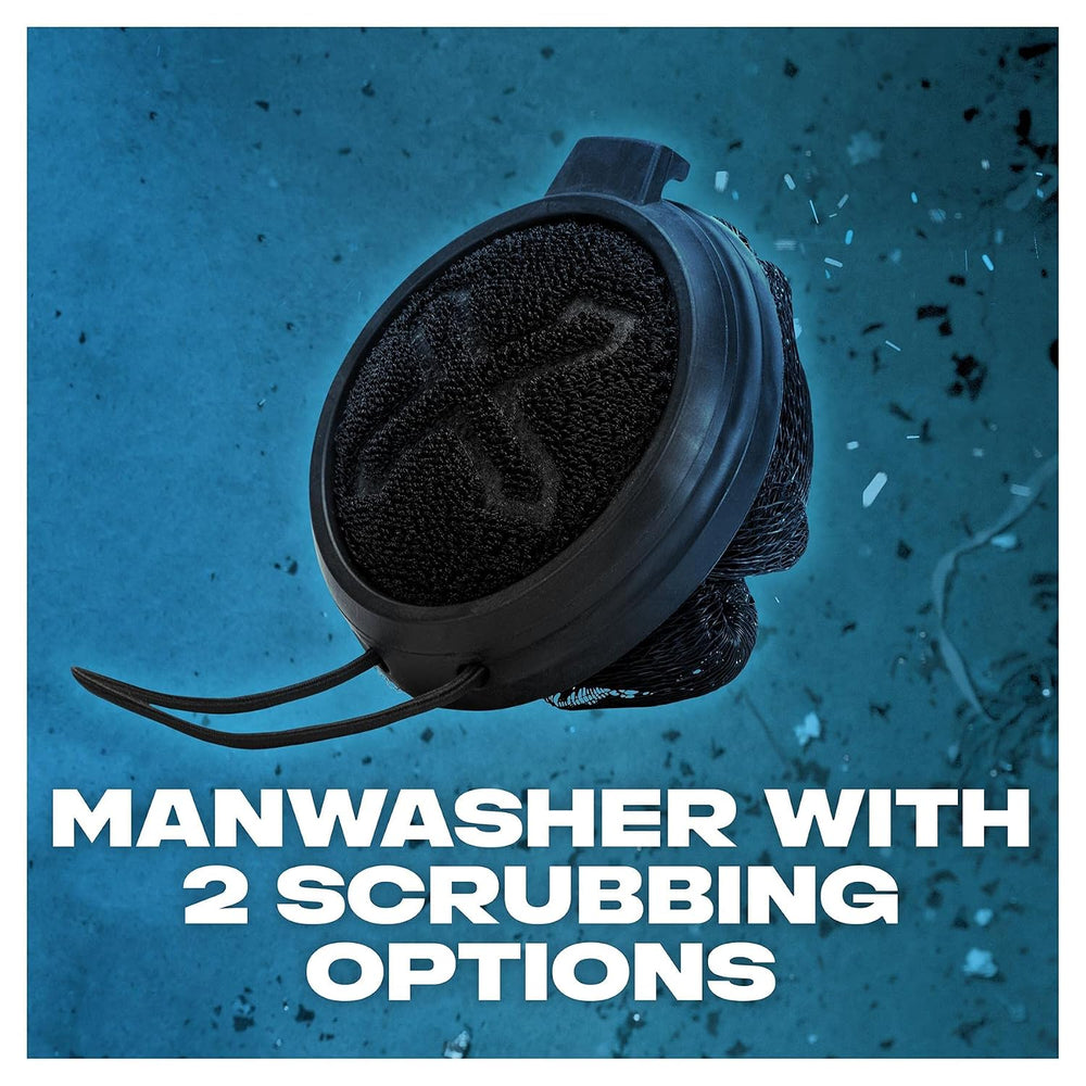 Lynx Manwasher, Shower Sponge, Loofahs Bath Shower Scrub Exfoliating Body Bru...