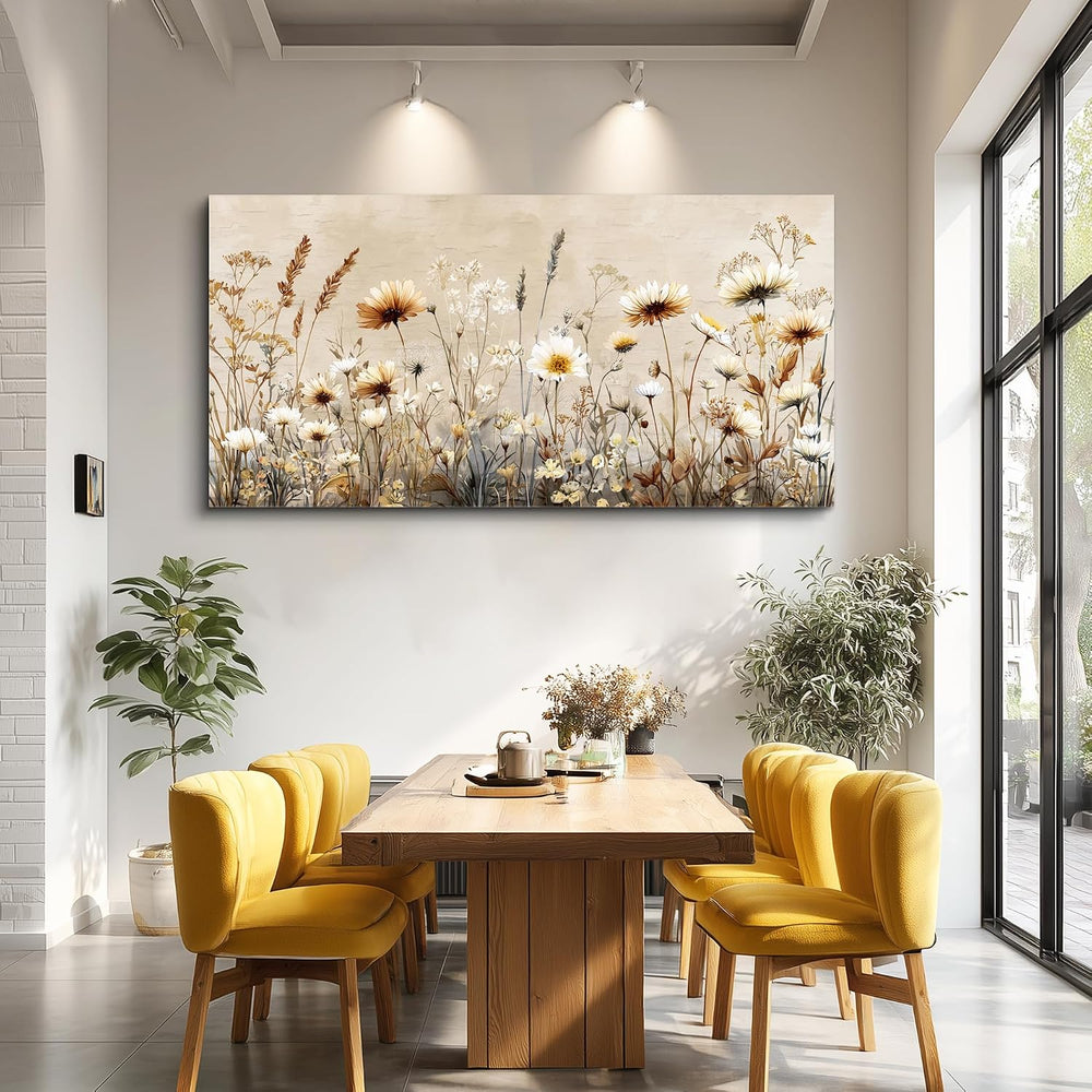 XIGUANGART Floral Wall Art, Large Wall Art, Flower Pictures Wall Decor, Elega...