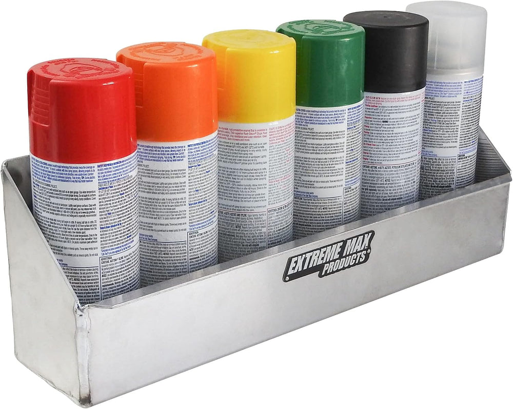Extreme Max 5001.6071 Aluminum Aerosol Storage Shelf Organizer for Enclosed R...