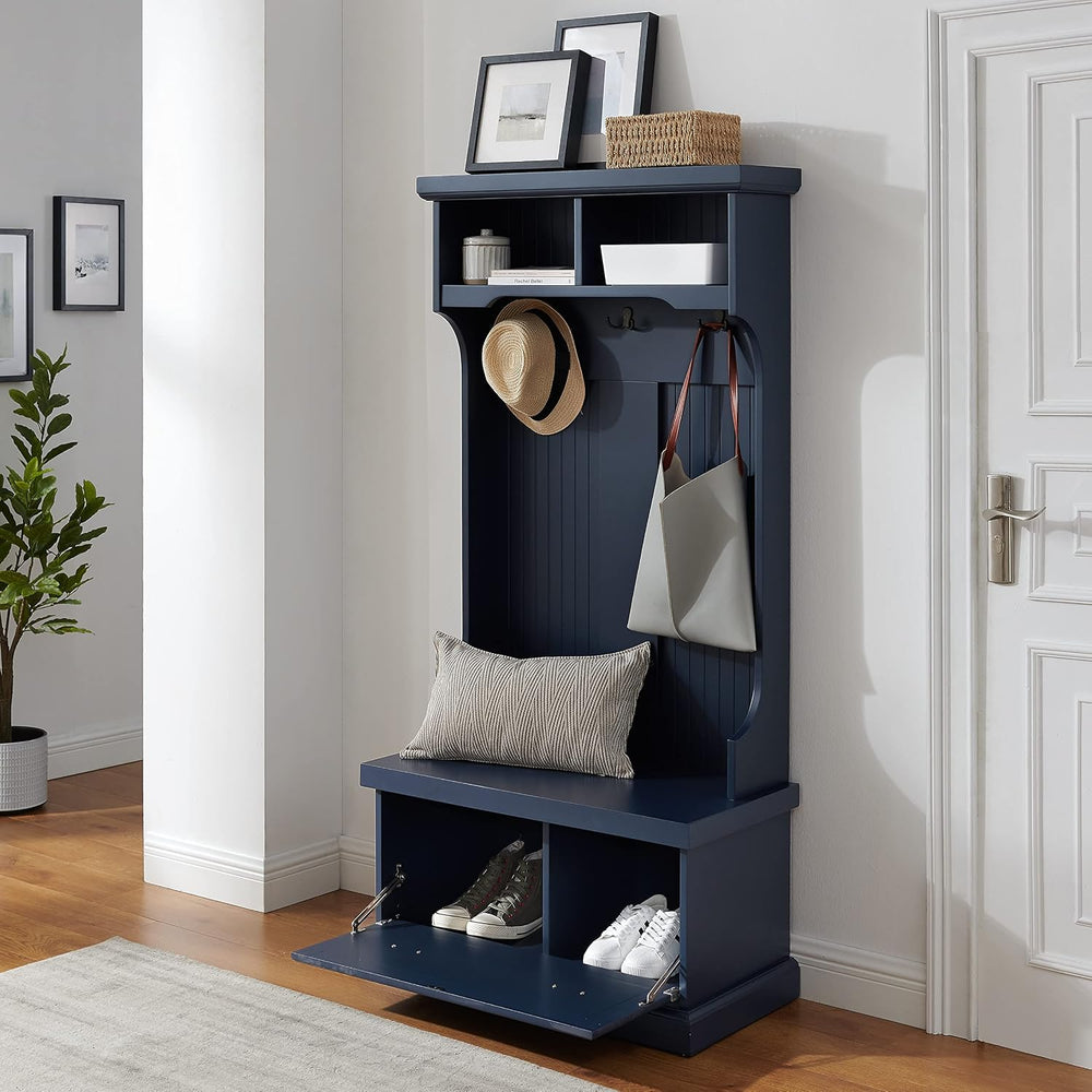 Crosley Furniture Shoreline Hall Tree, Storage Cabinets