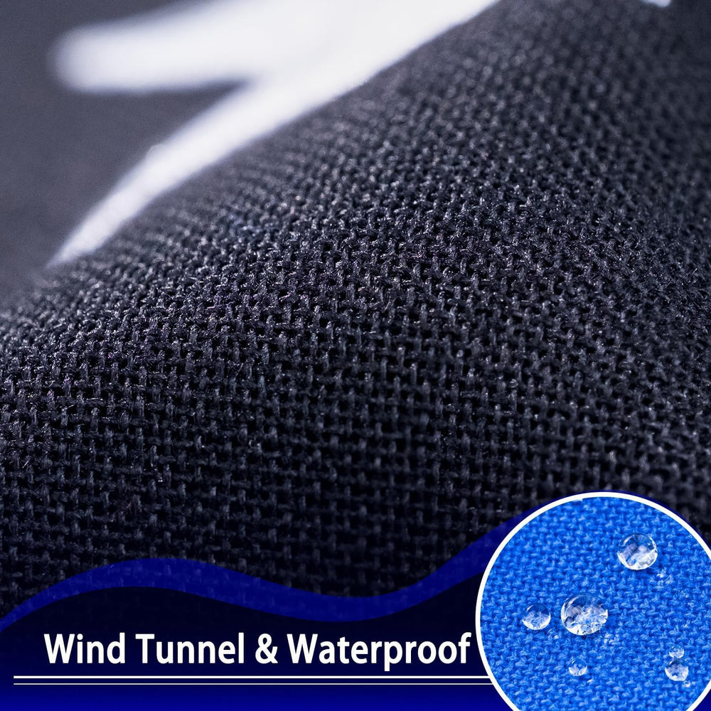 Thin Blue Line Flag 4x6 ft Deluxe Super Tough Series, Heavy Duty Spun Polyest...