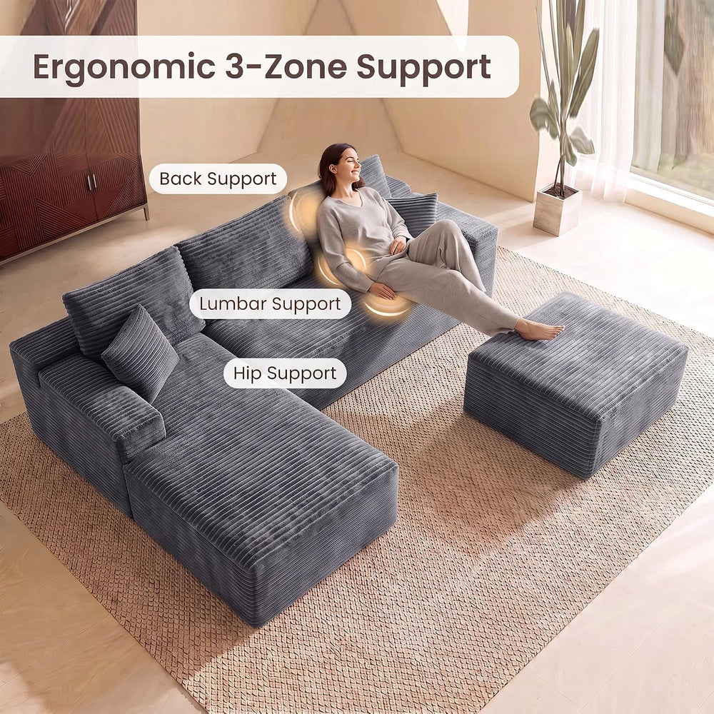 Boneless Couch Modular Sectional Sofa Cloud Couch