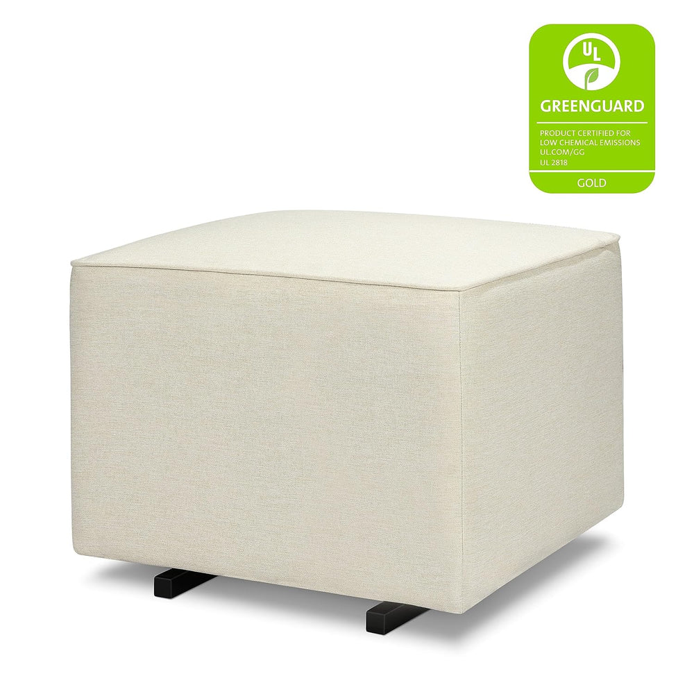 Davinci Universal Gliding Ottoman in Vanilla, GREENGUARD Gold & CertiPUR-...