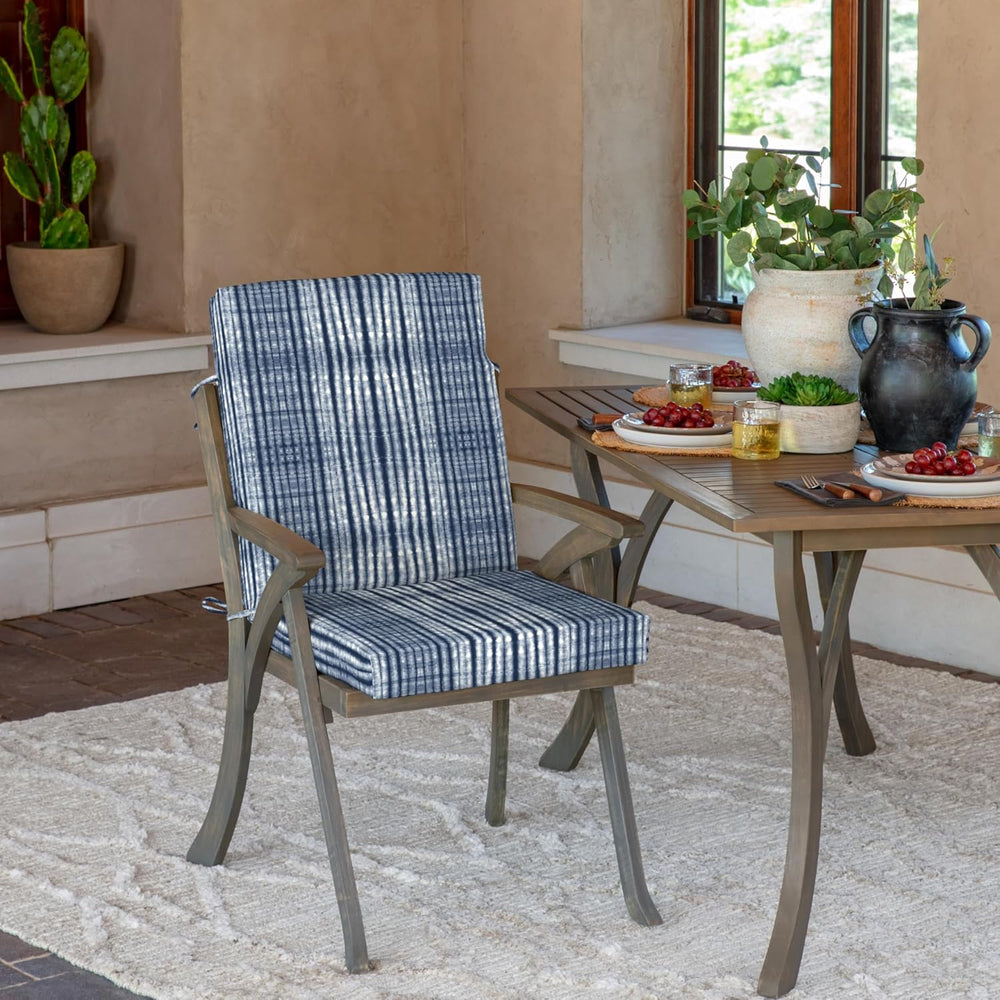 ARDEN Outdoor Dining Chair Cushion, 20 in x 20 in, Weather-Proof, Rain-Proof,...
