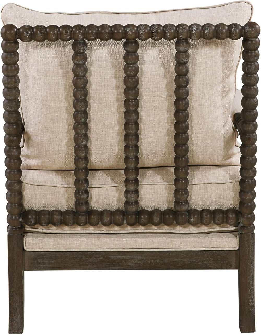 Coaster Blanchett Accent Chair, Beige and Distressed Brown 905362