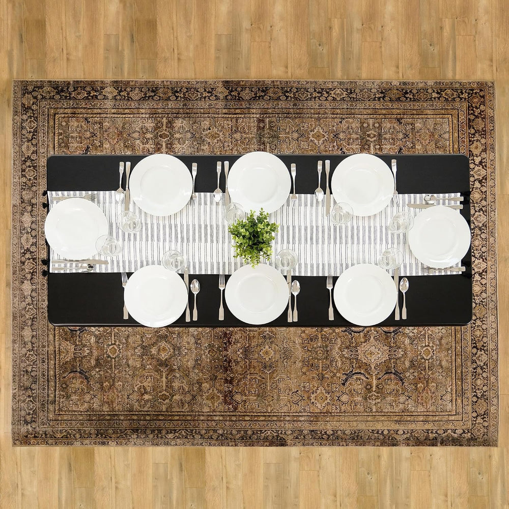 LIFETIME 6-Foot Fold in Half Table, 2-Pack, Commercial, Black