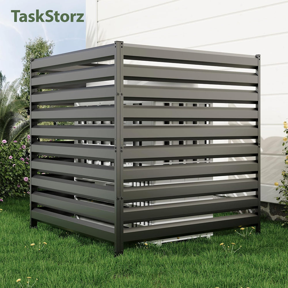 42" H x 38" W (3 Panels) Air Conditioner Fence Panels, Outdoor Free...