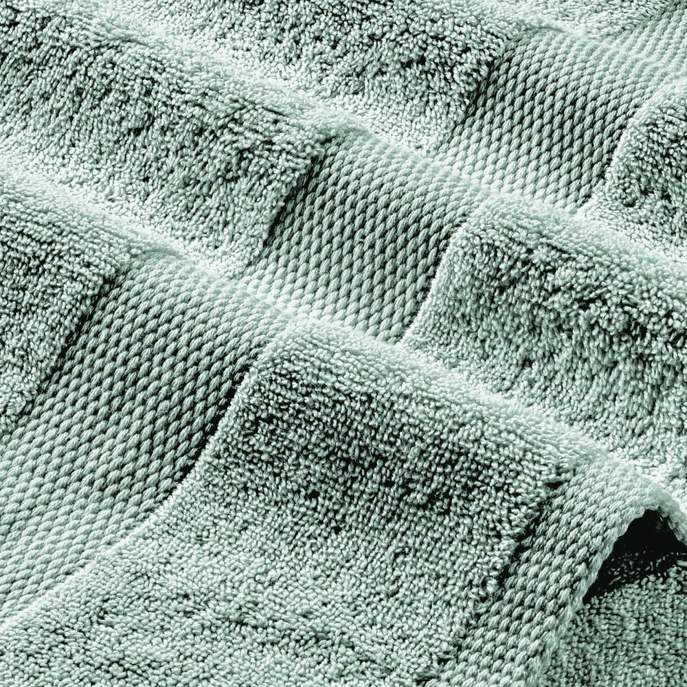 Wealuxe Mint Green Bath Towels 24x50 - 6 Pack, Extra Absorbent 100% Cotton