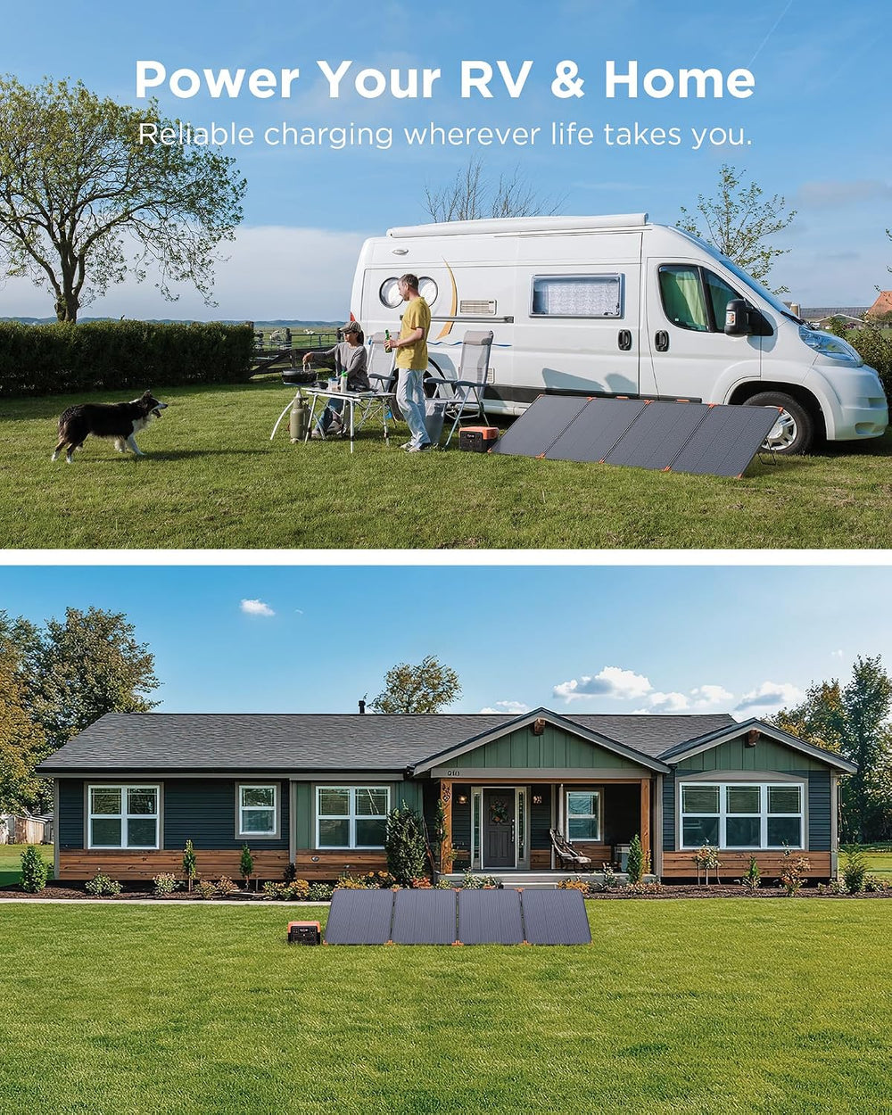 ZOUPW 350W Portable Solar Panel N-Type 16BB for Power Station