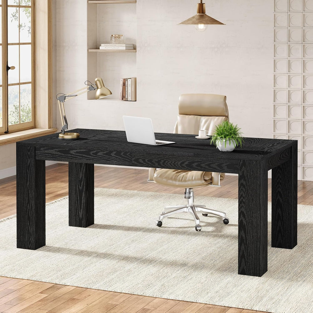 Tribesigns 63-Inch Executive Desk, Large Office Computer Desk, Simple Worksta...