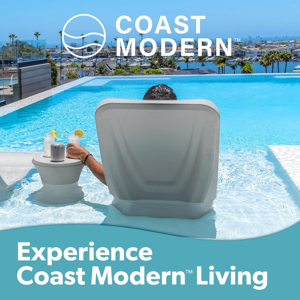Coast Modern in Pool Lounge Chair - Waterproof & Weighted Chaise Lounger ...
