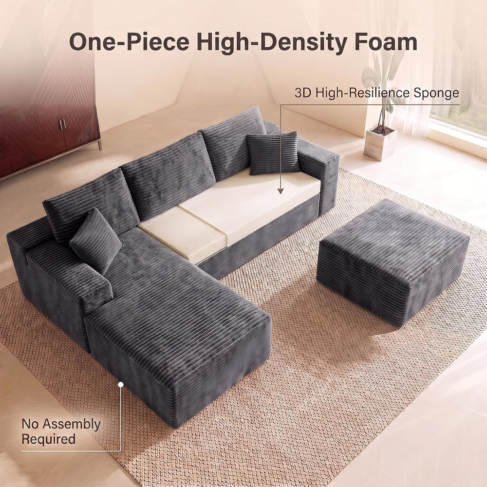 Boneless Couch Modular Sectional Sofa Cloud Couch