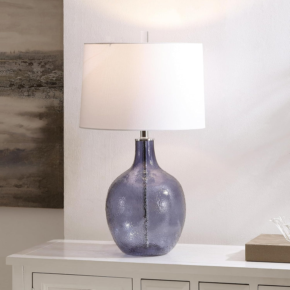 SAFAVIEH Nadine Table Lamp, 27" Modern Blue TBL4259B