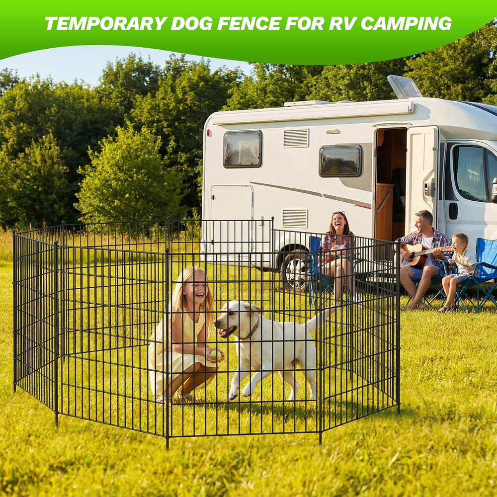 Toolterritary 10 Panels No Dig Decorative Garden Fence, 40in(H) x 26.0ft(L), ...