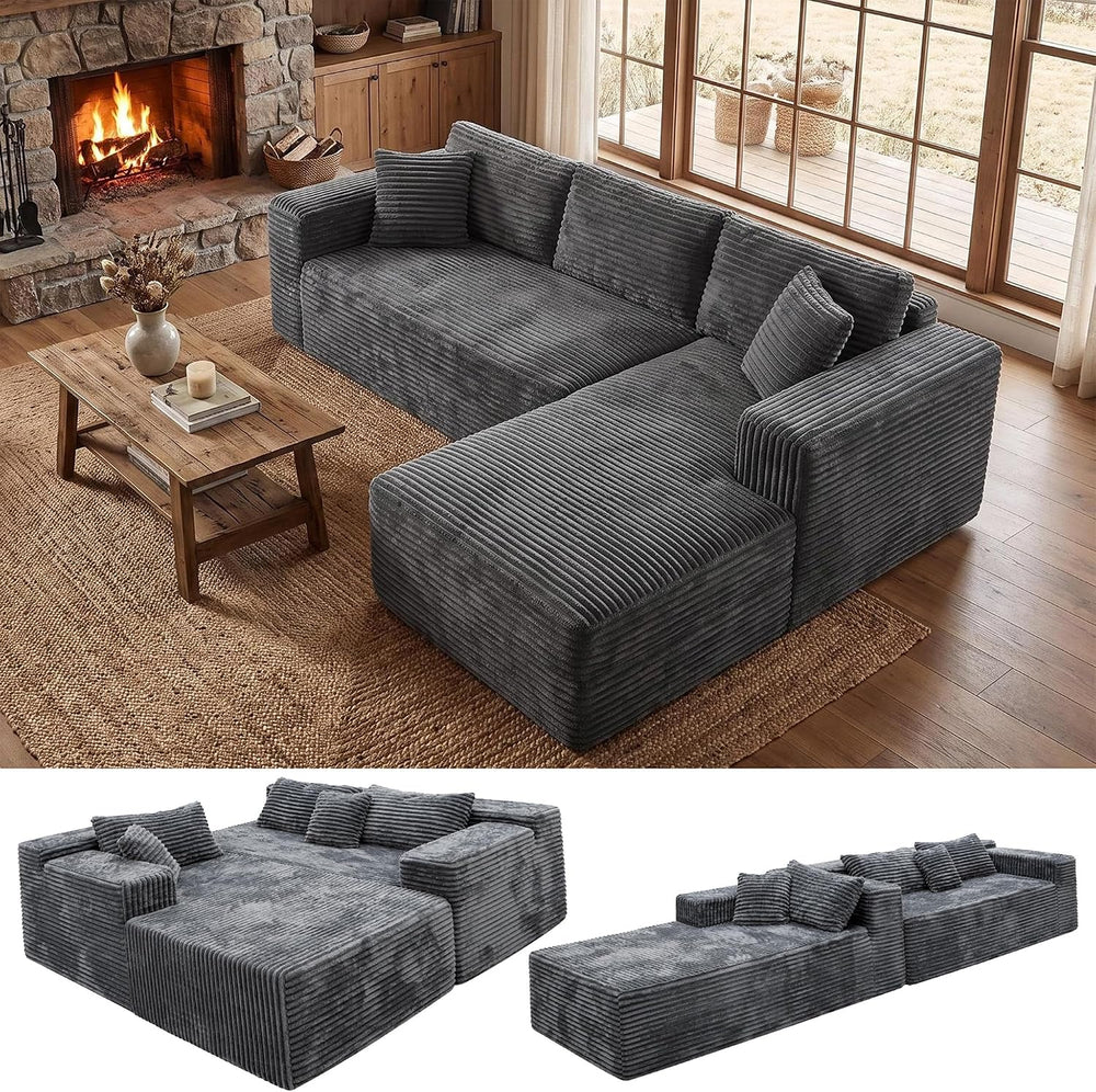 Boneless Couch Modular Sectional Sofa Cloud Couch
