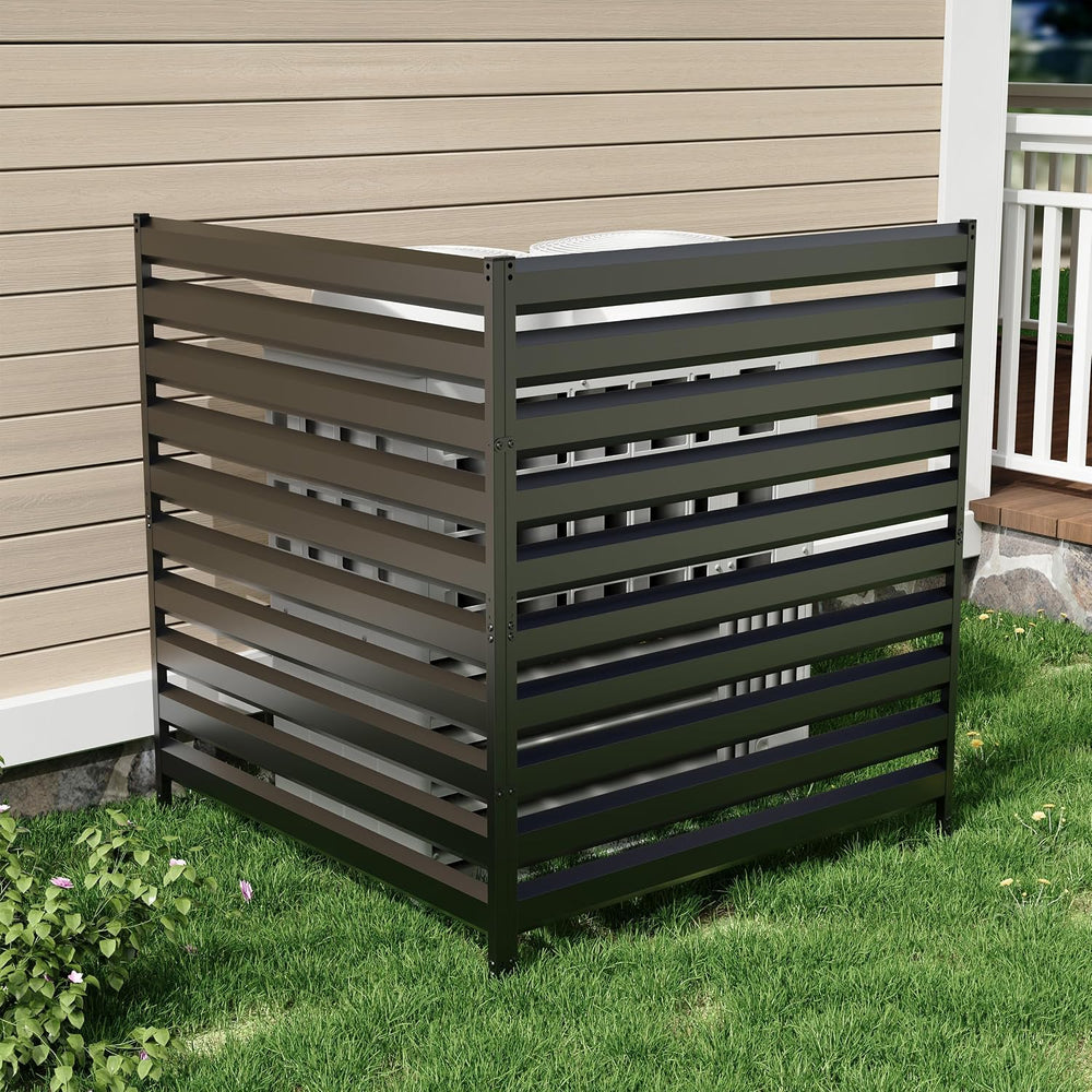 42" H x 38" W (3 Panels) Air Conditioner Fence Panels, Outdoor Free...
