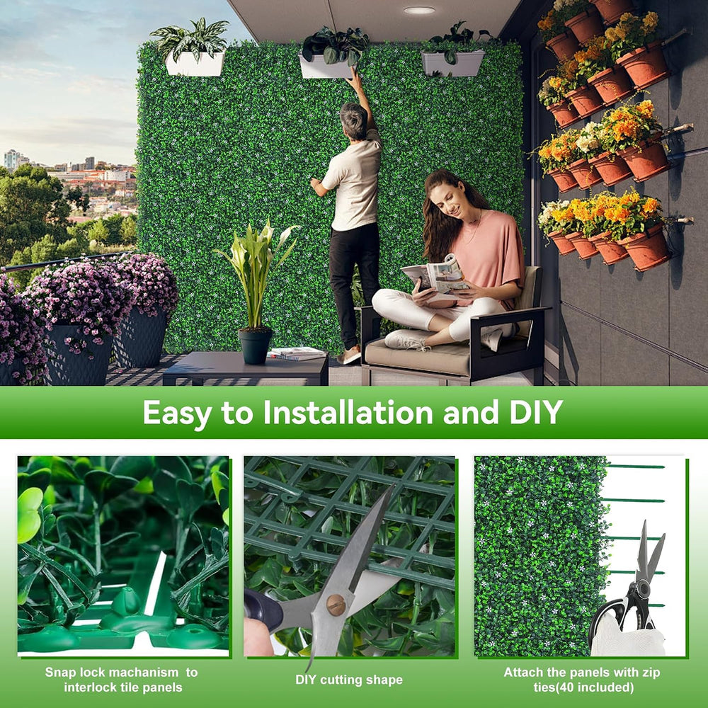 Grass Wall Panels 48"x140"(47 SQFT), Artificial Grass Backdrop