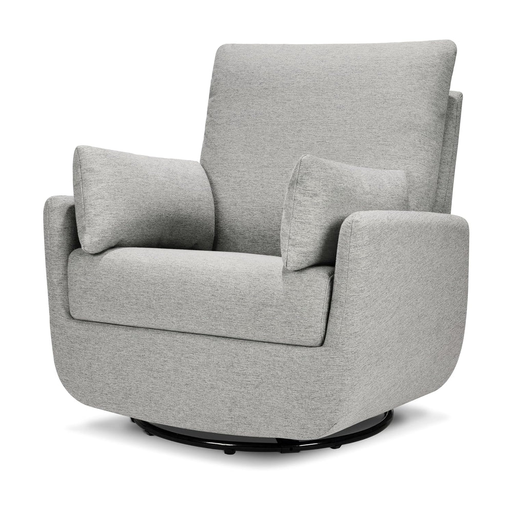 Davinci Juno Swivel Glider, GREENGUARD Gold Certified, Frost Grey