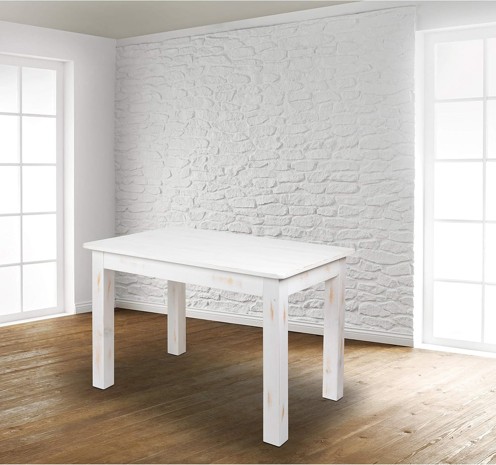 Flash Furniture Hercules 46x30 in Rectangular Dining Table, White