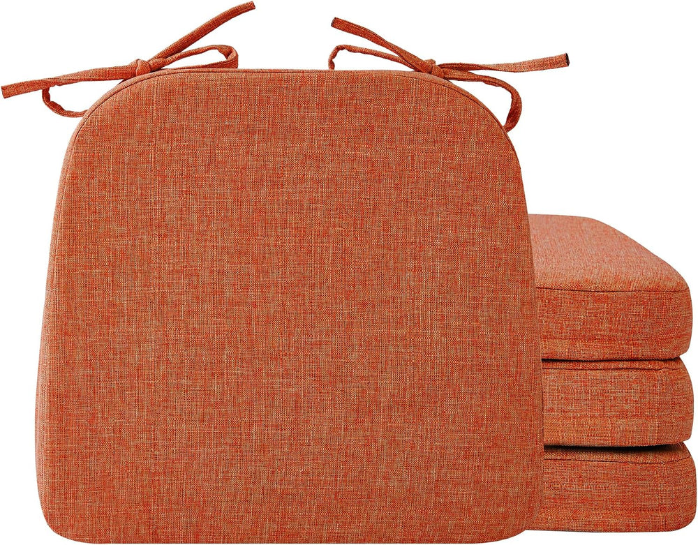 Ruqmuis Chair Cushions for Dining Chairs, 2" Thick Seat Cushions for Kit...