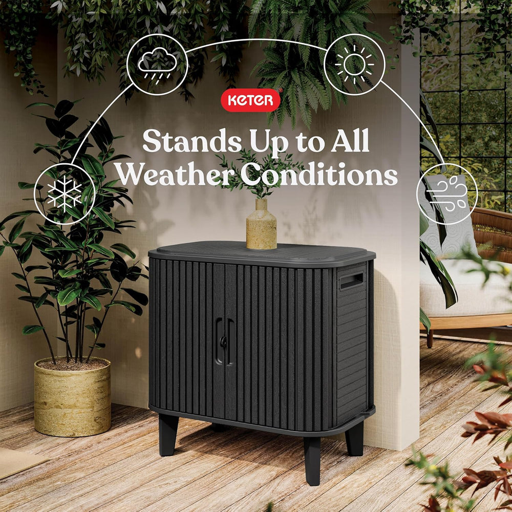 Keter Velo 30 Gallon Outdoor Storage Cabinet