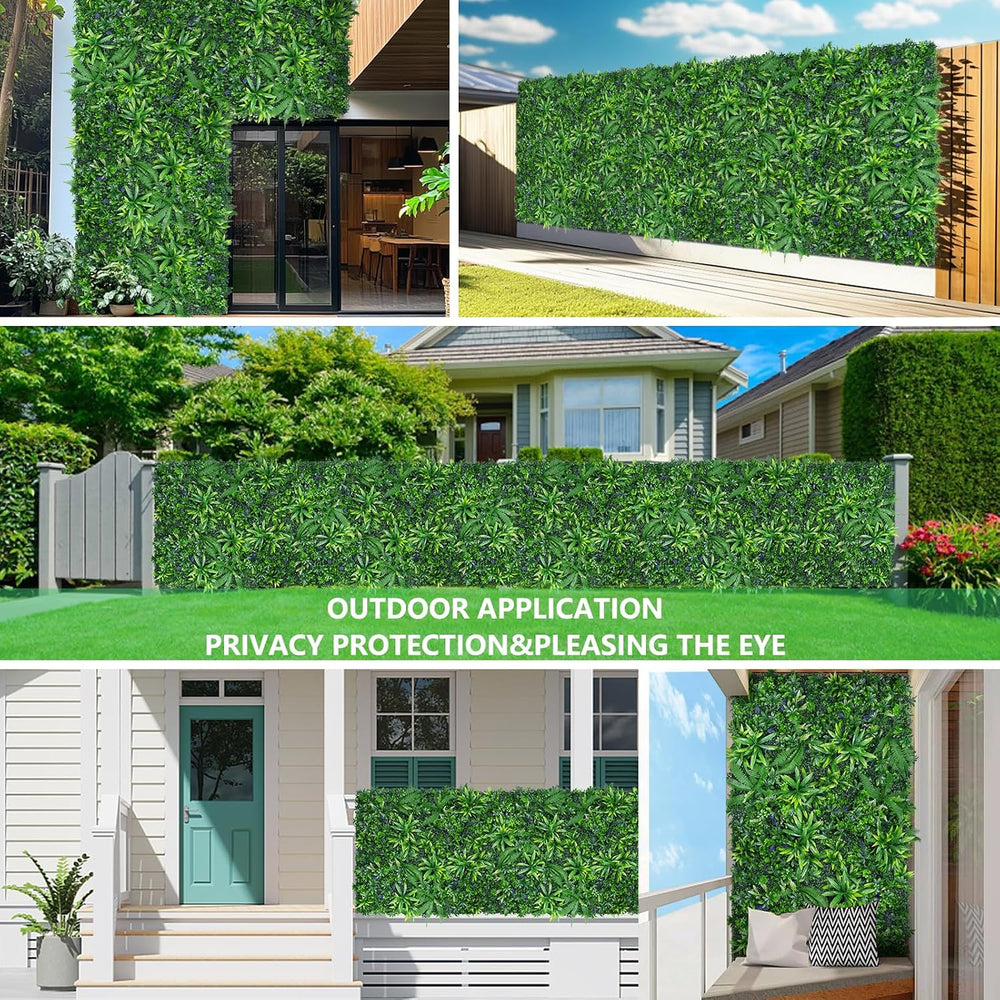 Grooy Artificial Boxwood Roll Panels 60"x140"(58 SQFT)