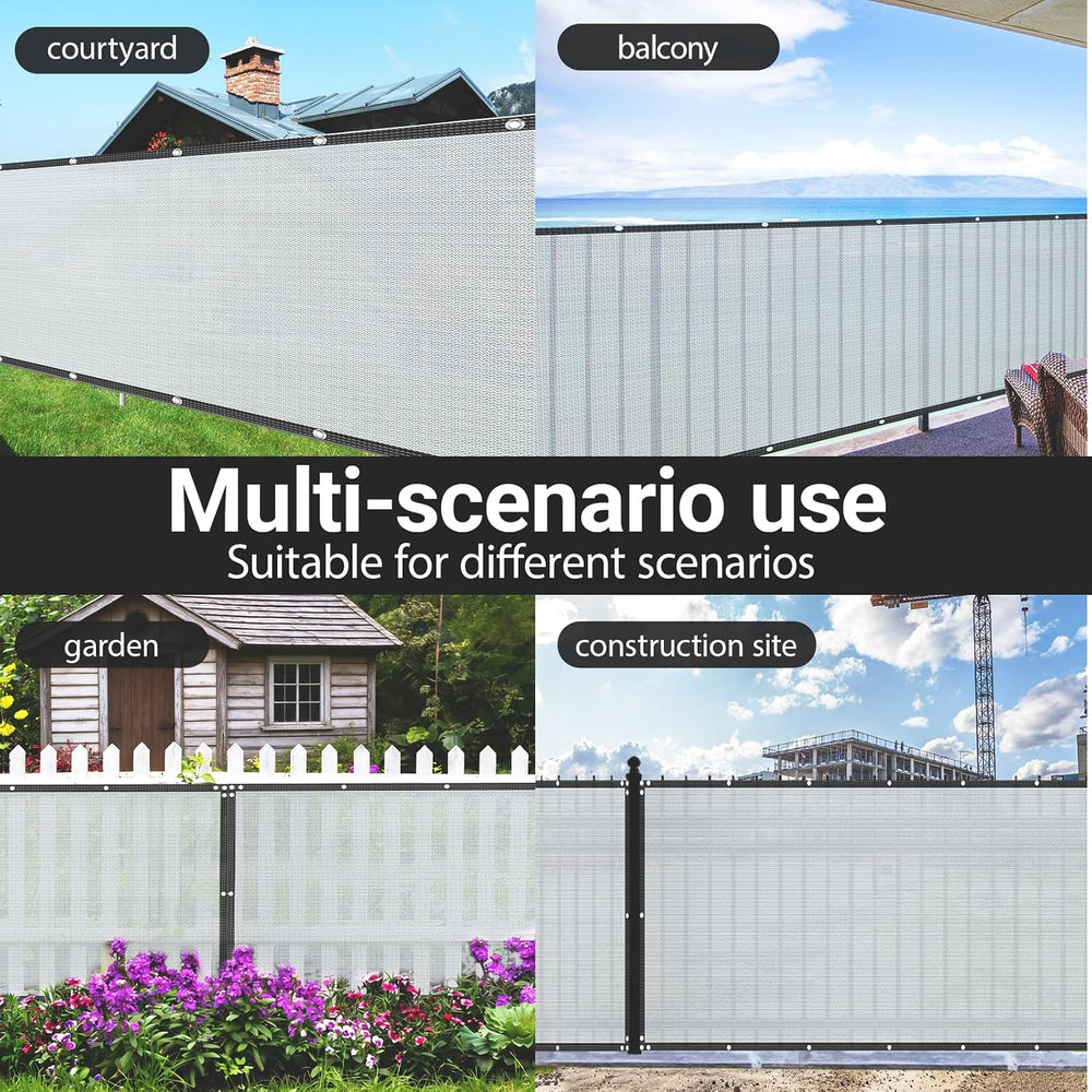 5FT X 50FT Privacy Fence Screen Heavy Duty 180 GSM Outdoor Privacy Screen Win...