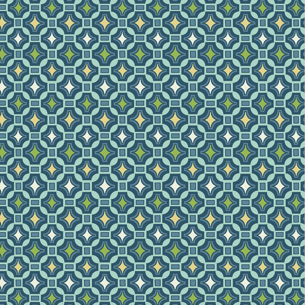 Arden Outdoor Dining Chair Cushion, 4-Pack, 20x44, Alana Tile