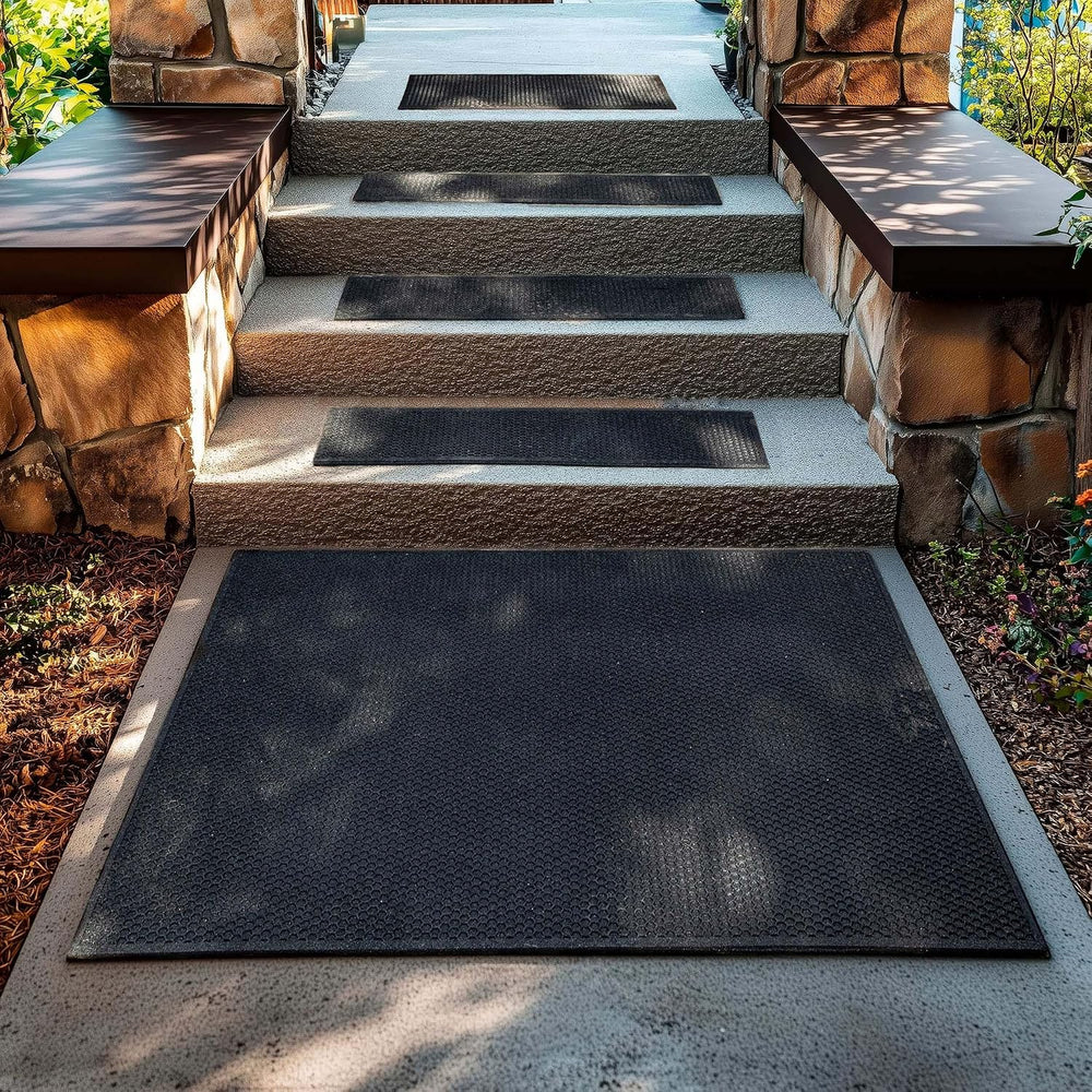 Mohawk Home Indoor Outdoor 4 Pack (0' 9" x 2' 11" Stairtrea...
