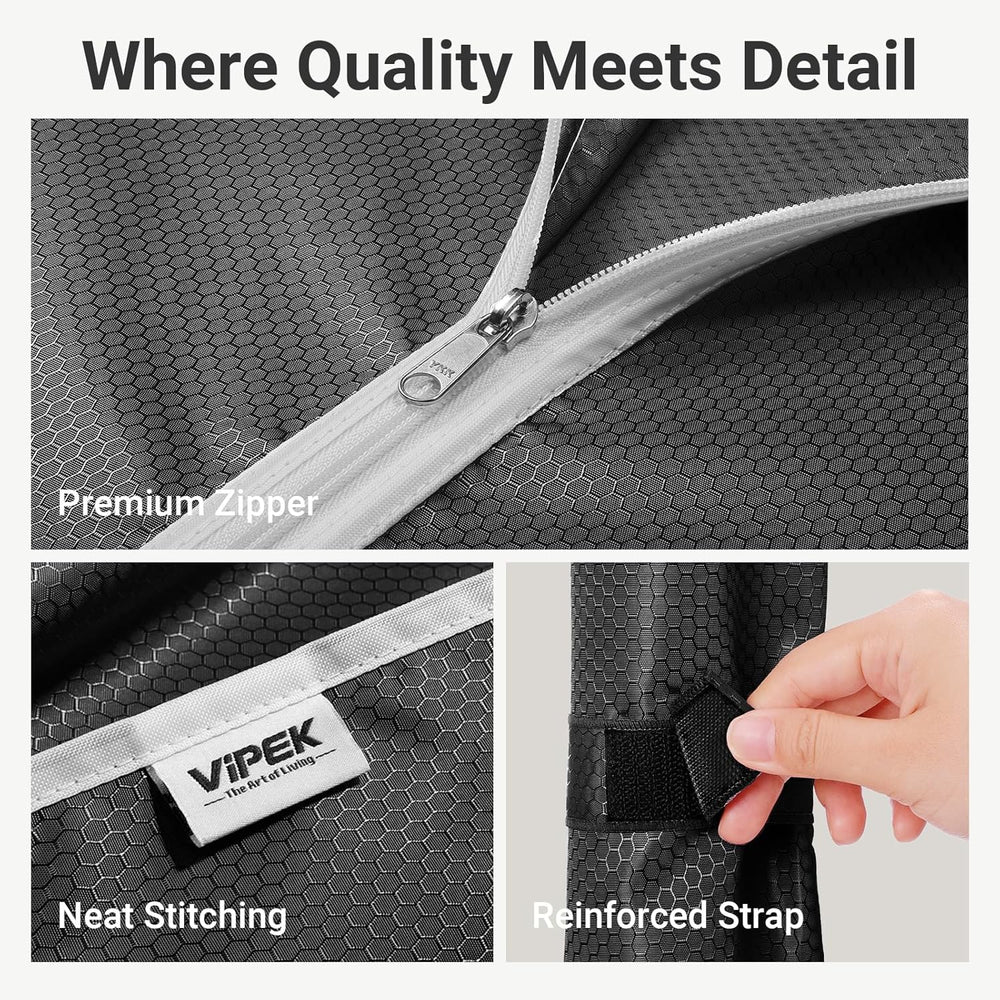 VIPEK R3C Clothes Rack with Cover, Portable Closet Rolling Garment Rack