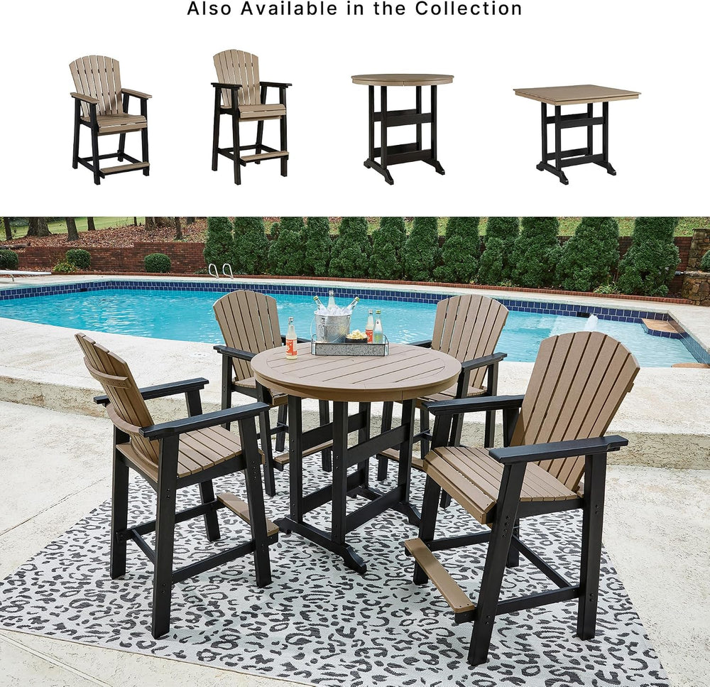 Signature Design by Ashley Fairen Trail 30" HDPE Durable Outdoor Barstoo...