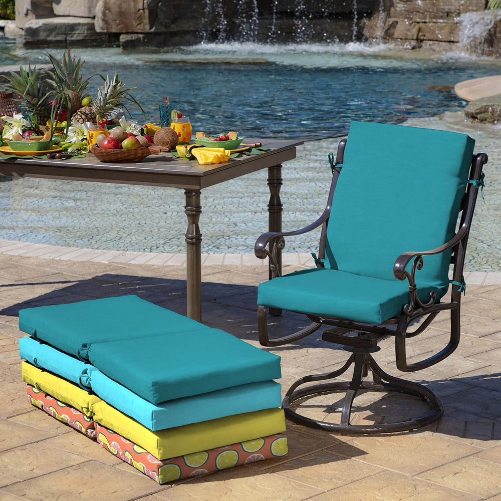 ARDEN Outdoor Dining Chair Cushion, 20 in x 20 in, Weather-Proof, Rain-Proof,...