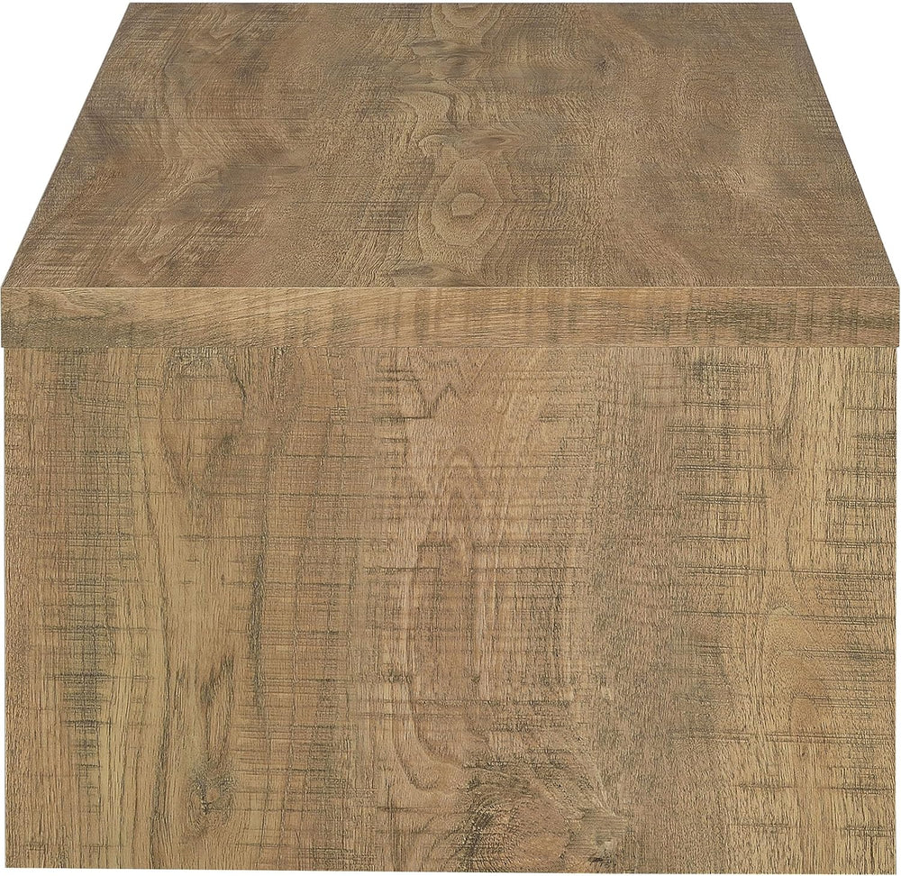 Coaster Lynette 47-Inch Living Room Rectangular Coffee Table, Mango 704128