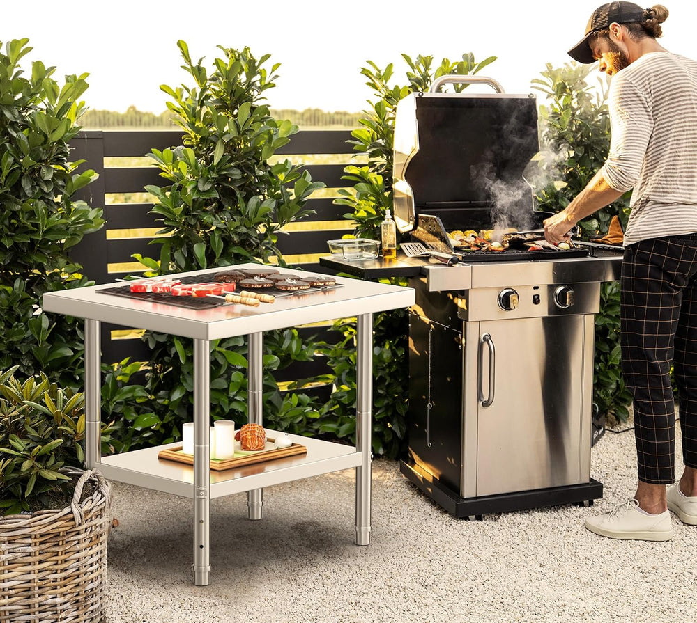 YITAHOME 30" X 24" NSF Stainless Steel Table