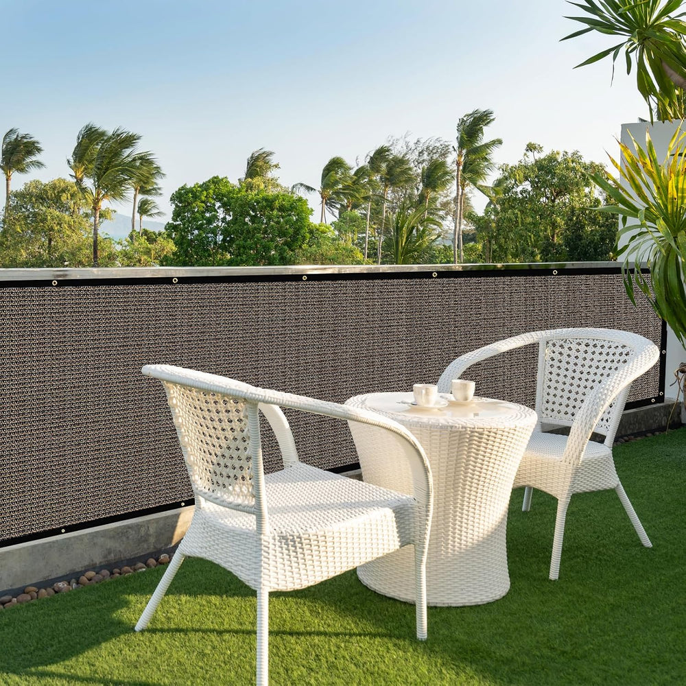 UPGRADE 0 4' X 5 0' Privacy Screen Fence, Heavy Duty Fencing Shade Co...
